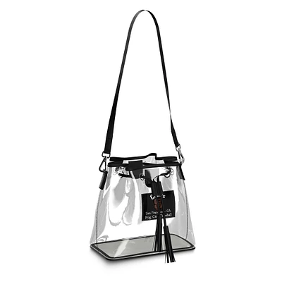 WEAR by Erin Andrews San Francisco Giants Clear Stadium Bucket Purse