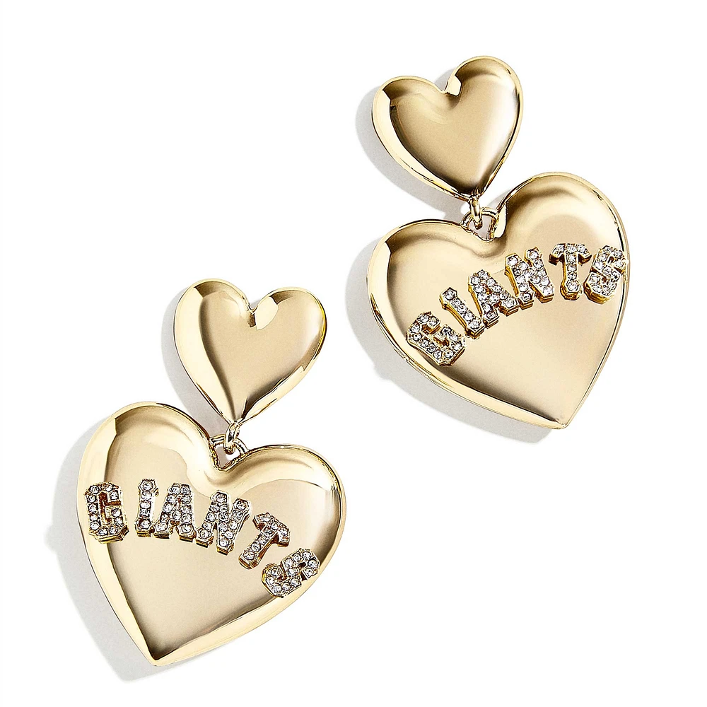 WEAR by Erin Andrews x Baublebar San Francisco Giants Heart Statement Drop Earrings