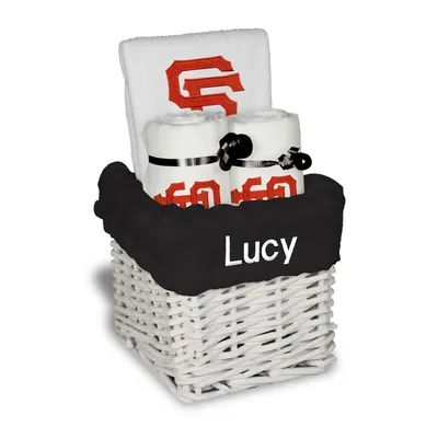 San Francisco Giants Personalized Small Gift Basket - White