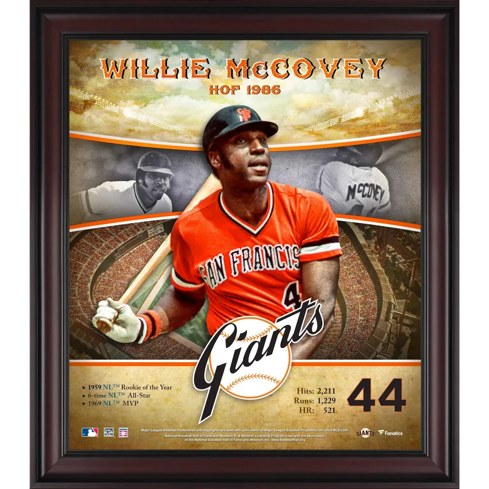 Lids Willie Mccovey San Francisco Giants Fanatics Authentic Framed