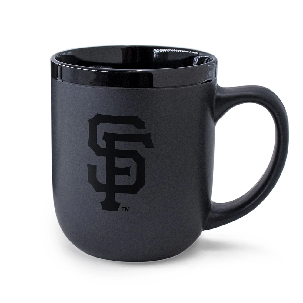 WinCraft Géants de San Francisco 17 oz. Tasse noire ton sur ton