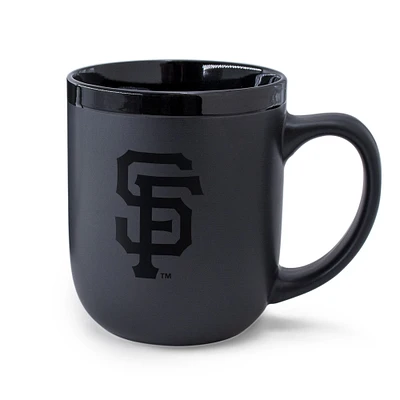 WinCraft Géants de San Francisco 17 oz. Tasse noire ton sur ton