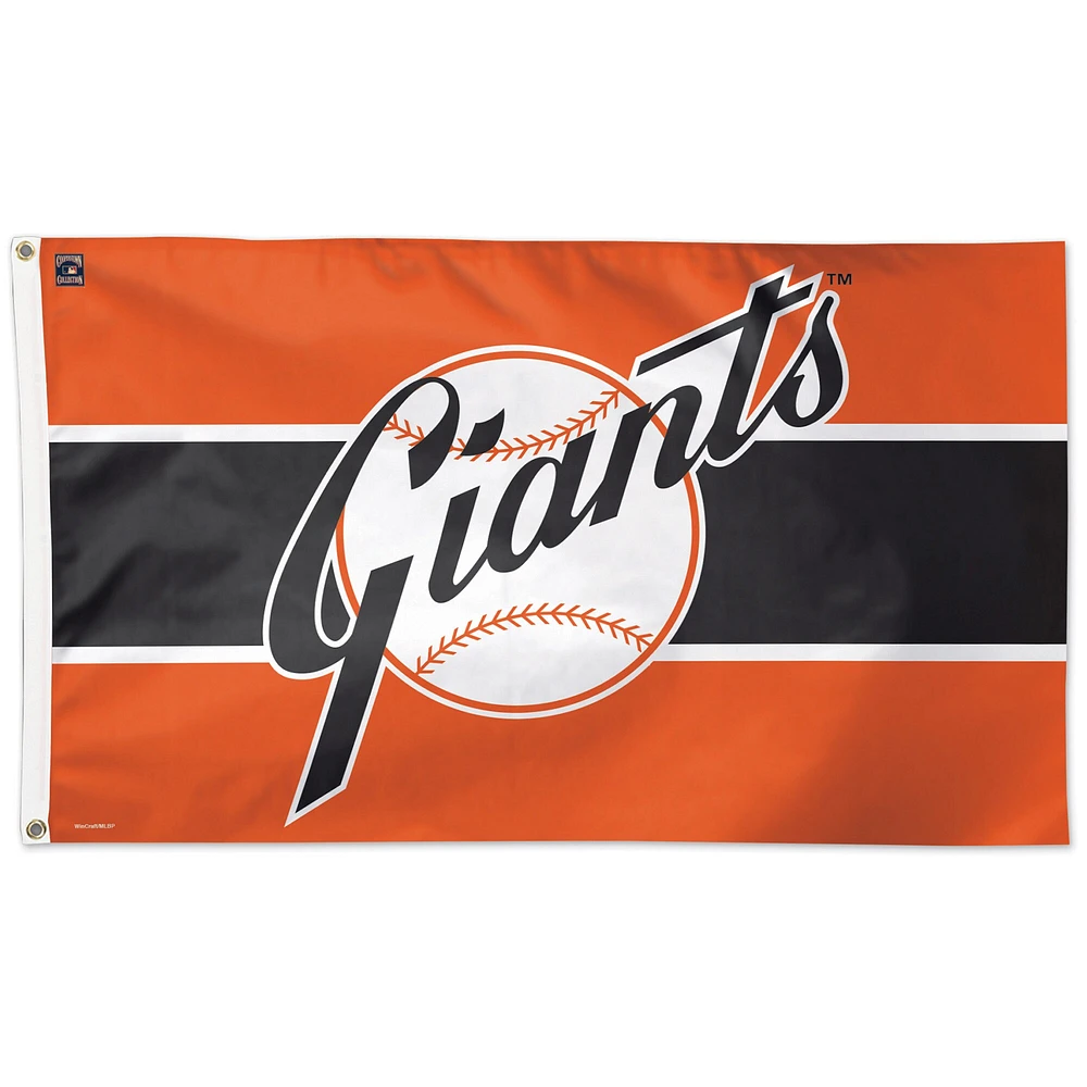 WinCraft San Francisco Giants 3' x 5' Collection Cooperstown Drapeau unilatéral