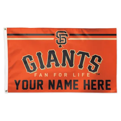 San Francisco Giants WinCraft 3' x 5' One-Sided Deluxe Personalized Flag