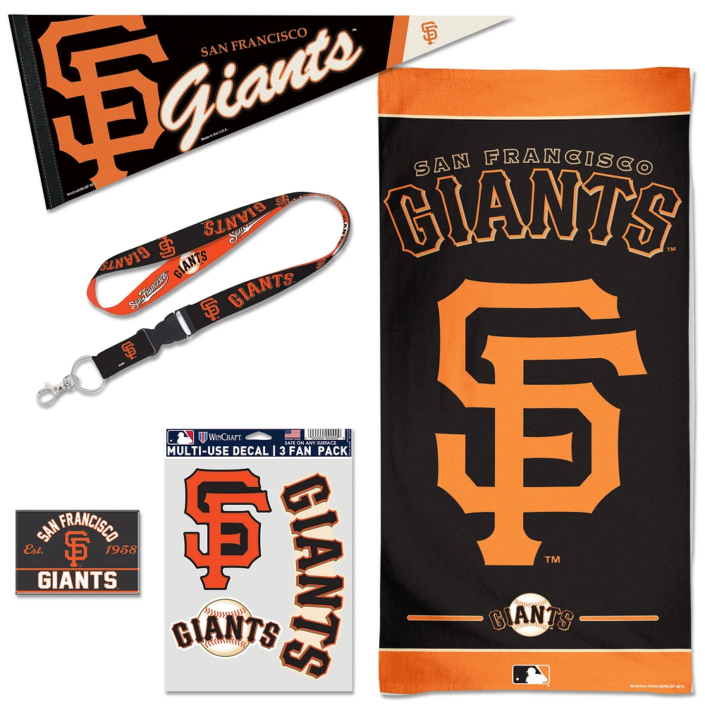 Pack d'accessoires pour ventilateurs WinCraft San Francisco Giants House