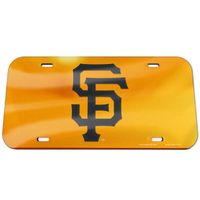 WinCraft San Francisco Giants Logo Crystal Mirror License Plate