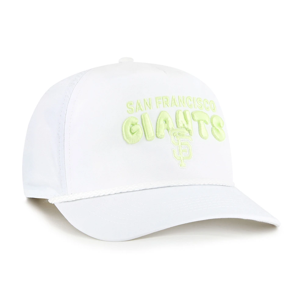 Women's '47  White San Francisco Giants Bright Side Adjustable Hitch Hat