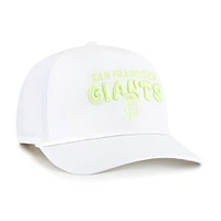 Women's '47  White San Francisco Giants Bright Side Adjustable Hitch Hat