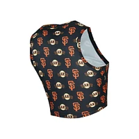 Women's Concepts Sport  Black San Francisco Giants Knit Tank Top & Skort Set