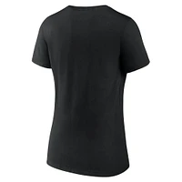 Women's Fanatics  Black San Francisco Giants V-Neck T-Shirt