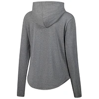 Sweat à capuche en polaire gris chiné Fanatics pour femmes des San Francisco Giants