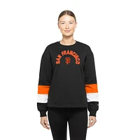 Sweat-shirt à enfiler Game Day Color noir San Francisco Giants de New Era pour femme