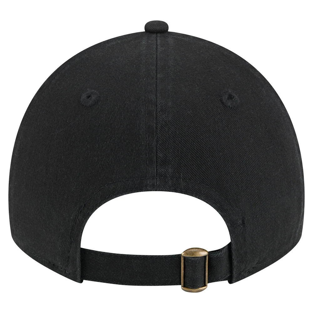 Women's New Era  Black San Francisco Giants Preppy Team 9TWENTY Adjustable Hat