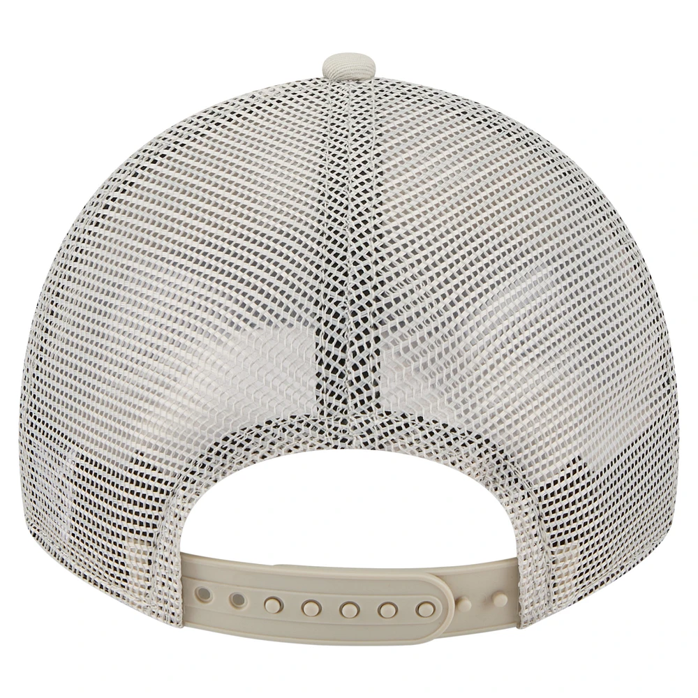 Casquette ajustable 9TWENTY à point carré beige clair New Era pour femme des Giants de San Francisco