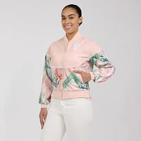Veste de survêtement zippée entièrement raglan des Giants San Francisco pour femmes WEAR by Erin Andrews Sand