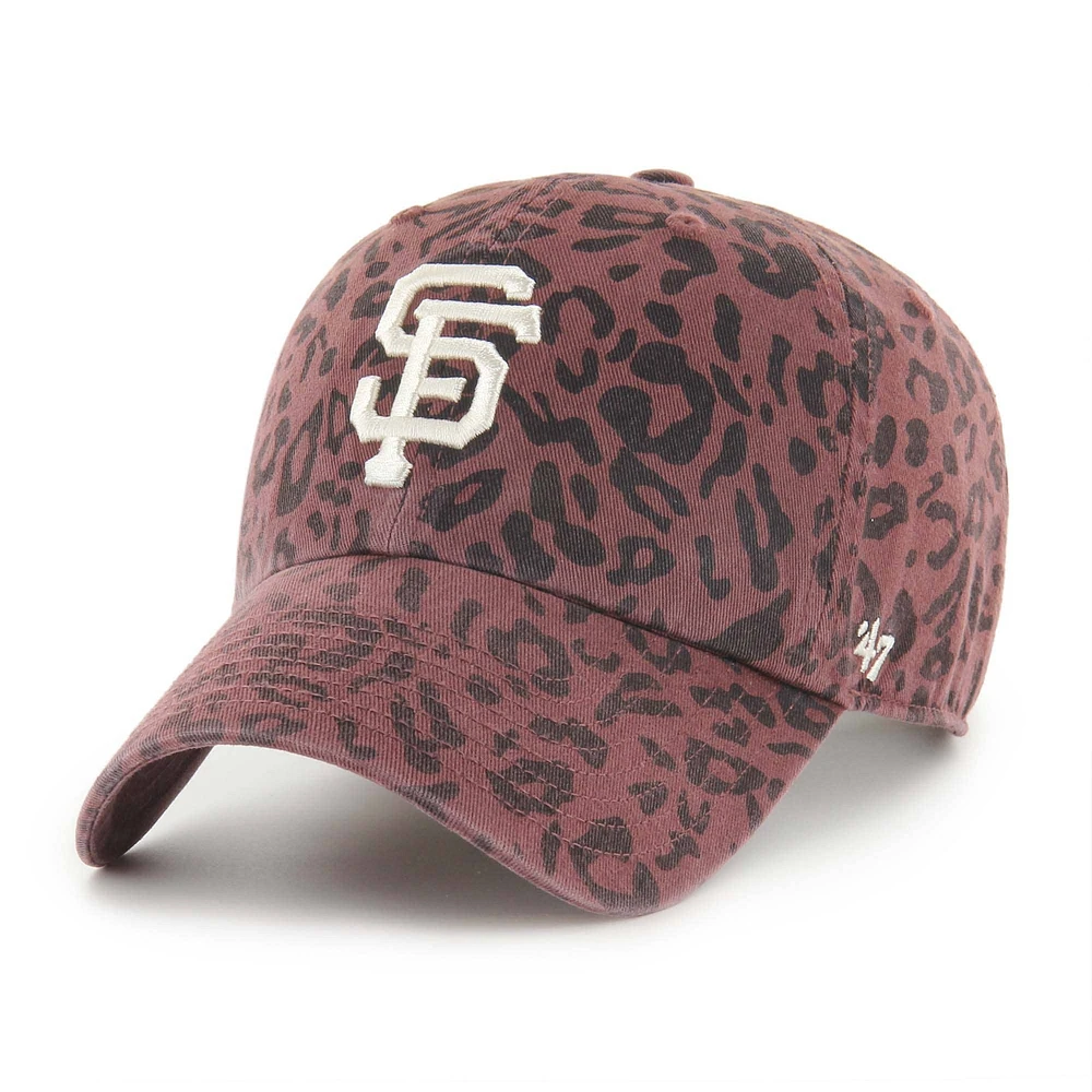 Women's '47 Brown San Francisco Giants Tawny Clean Up Adjustable Hat