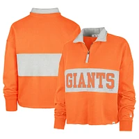 Veste '47 Orange San Francisco Giants City Connect Bae Remi Quarter-Zip pour femme