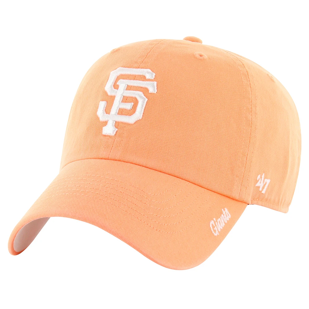 Casquette ajustable Luminance Cheer Clean Up Orange 47 San Francisco Giants pour femme