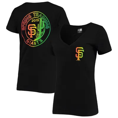 Youth San Francisco Giants New Era White Spring Training Circle T-Shirt