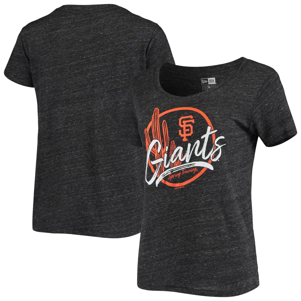 Youth San Francisco Giants New Era White Spring Training Circle T-Shirt