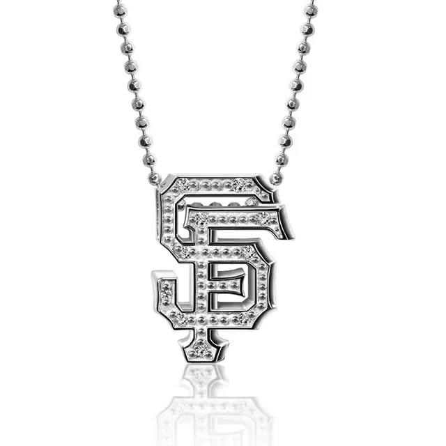 San Diego Padres Women's Small Logo Sterling Silver Pendant Necklace