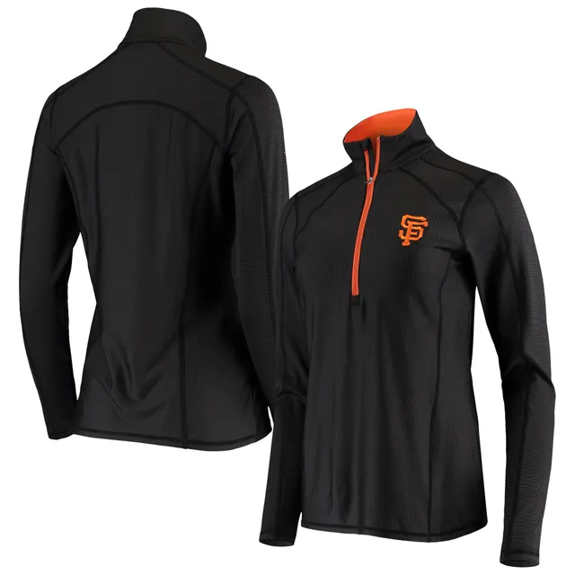 Lids San Francisco Giants Starter Women's Touchdown Raglan Full-Zip Track  Jacket - Black