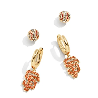 Ensemble de boucles d'oreilles pour femme BaubleBar San Francisco Giants Team