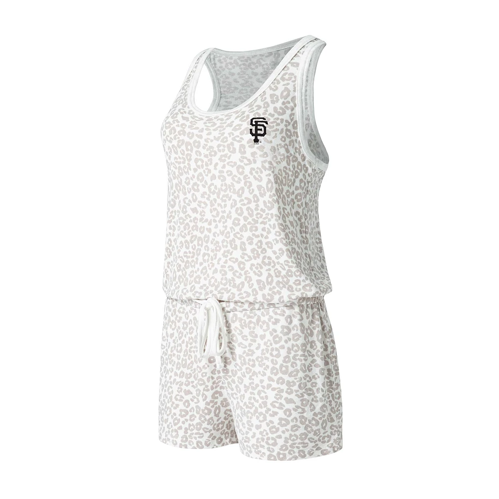 Women's Concepts Sport Cream San Francisco Giants Montana Hacci Knit Romper