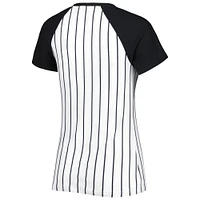 Women's Concepts Sport White San Francisco Giants Reel Pinstripe Top