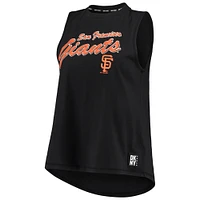 Women's DKNY Sport Black San Francisco Giants Marcie Tank Top