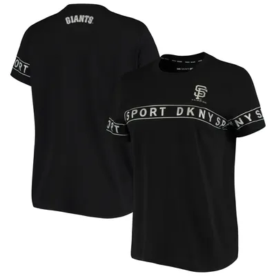 Lids Pittsburgh Pirates DKNY Sport Women's Power Long Sleeve Raglan T-Shirt  - Black