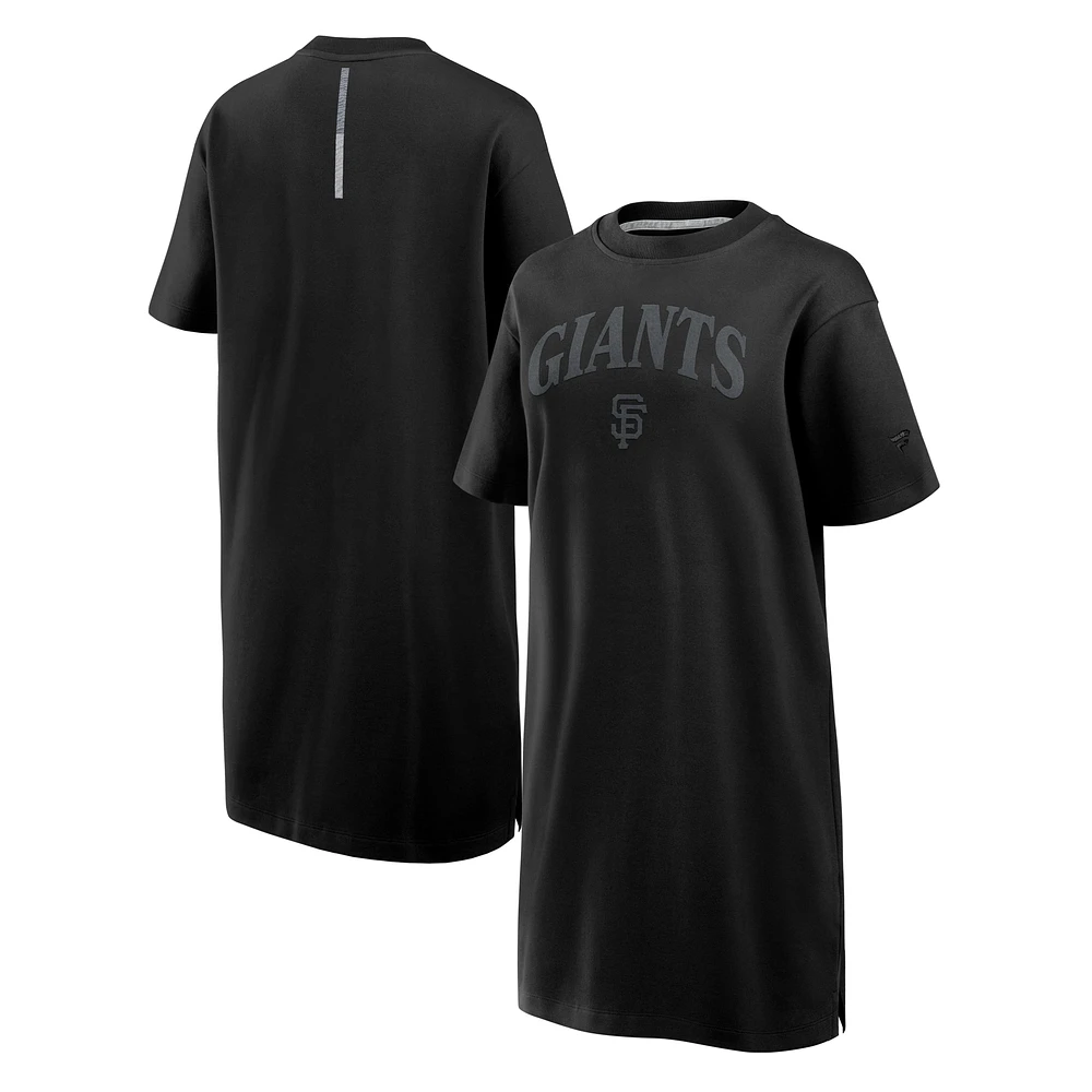 Robe en coton noire Fanatics pour femme des San Francisco Giants Elements