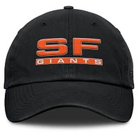 Women's Fanatics Black San Francisco Giants Fly Out Adjustable Hat