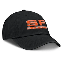 Women's Fanatics Black San Francisco Giants Fly Out Adjustable Hat