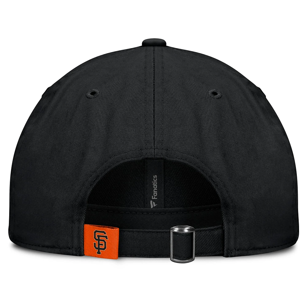 Women's Fanatics Black San Francisco Giants Fly Out Adjustable Hat