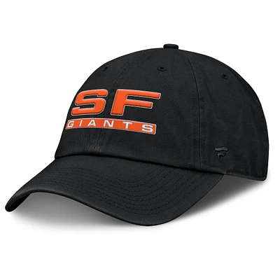 Women's Fanatics Black San Francisco Giants Fly Out Adjustable Hat
