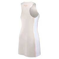 Women's Fanatics Cream San Francisco Giants Studio Boost Athletic Half-Zip Dress