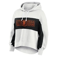 Sweat à capuche en polaire Fanatics Oatmeal San Francisco Giants Up For It pour femmes