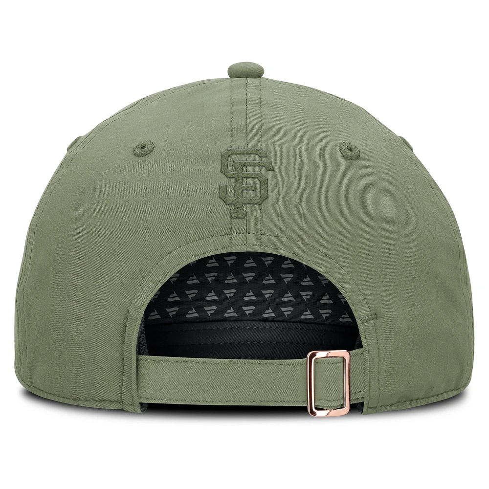 Women's Fanatics Olive San Francisco Giants Afterhours Adjustable Hat