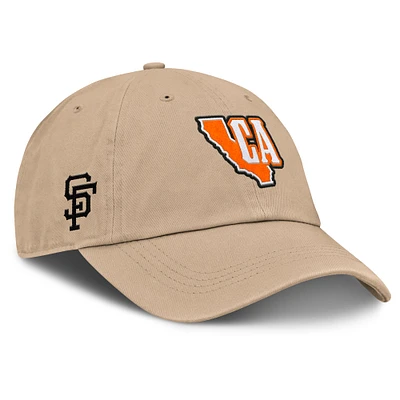 Casquette ajustable Fanatics Tan pour femme de la collection Cooperstown des Giants de San Francisco