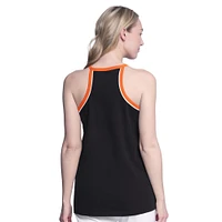 Women's G-III 4Her by Carl Banks Black San Francisco Giants Curveball Racerback Tank Top
