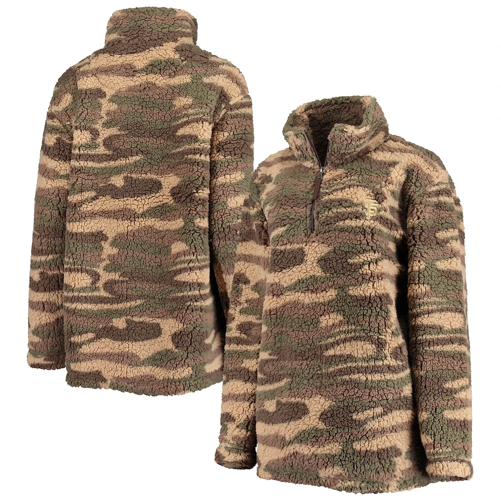 Veste G-III 4Her by Carl Banks Camo San Francisco Giants Sherpa pour femme