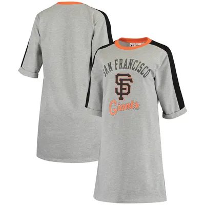 Lids San Francisco 49ers G-III 4Her by Carl Banks Women's Turnover Tee  Dress - Heathered Gray