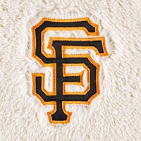 Sweat à capuche Raglan pour femme G-III 4Her by Carl Banks Oatmeal/Charcoal San Francisco Giants Shuffle It