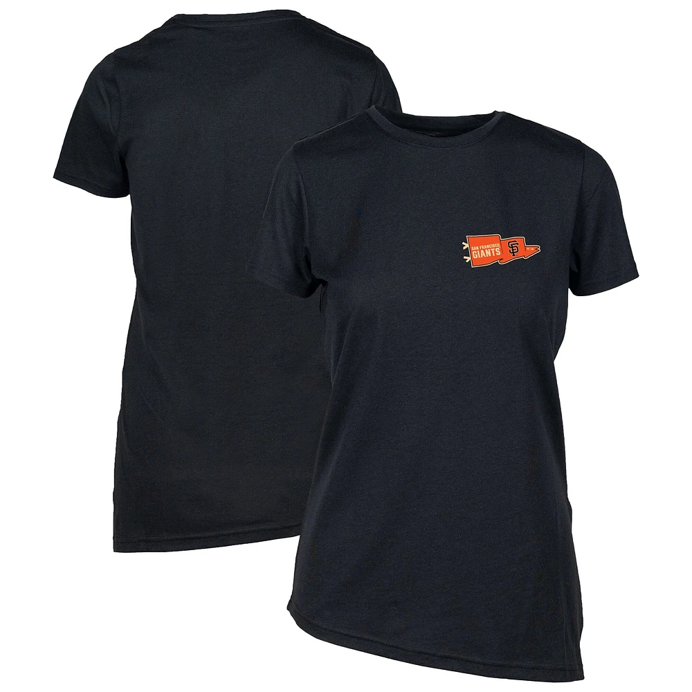 Women's Levelwear Black San Francisco Giants Birch Rafters T-Shirt