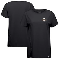 T-shirt noir pour femme avec logo Core Influx de la collection Cooperstown des Giants San Francisco Levelwear