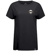 T-shirt noir pour femme avec logo Core Influx de la collection Cooperstown des Giants San Francisco Levelwear