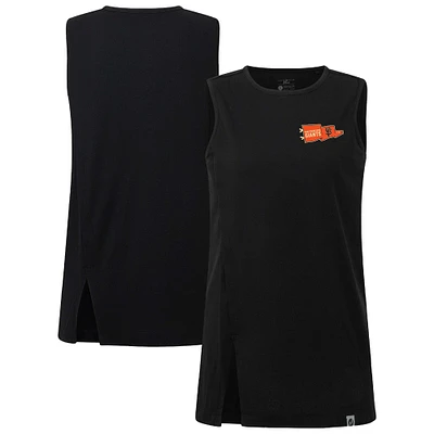 Women's Levelwear  Black San Francisco Giants Influx Rafters Tank Top