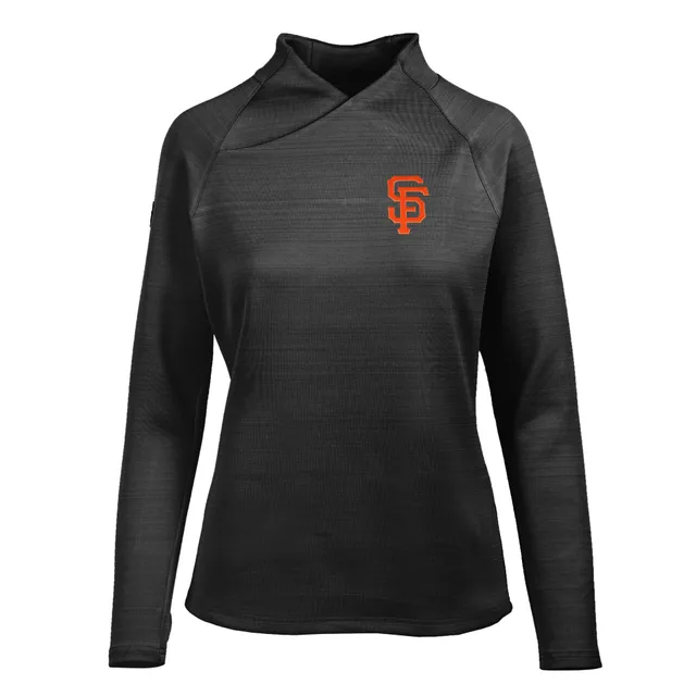 San Francisco Giants Columbia Women's Go For It Half-Zip Pullover Top - Gray