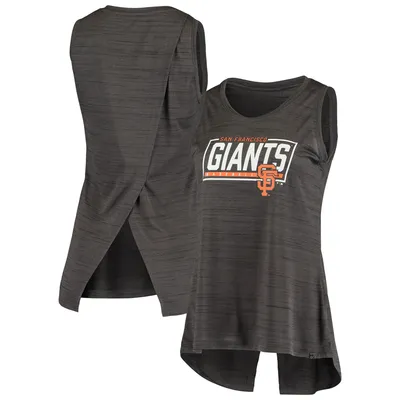 Lids San Francisco Giants Women's Plus Racerback Tank Top - Black